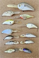 12pc Vintage Fishing Lures Collection.