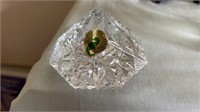 Waterford crystal prism paperweight made in