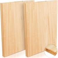 $100  Nosiny 2 Pcs Wood Cutting Boards 24x18x1.75'
