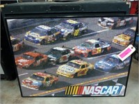 Framed NASCAR puzzle 20 x 27
