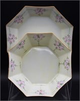 Antique Le Seynie Limoges Porcelain Bowl & Plate
