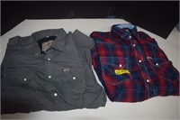 Two Rafter C Men's Shirts Size XXL