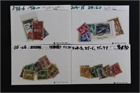 Switzerland Stamps Used #77 / 303 on dealer cards