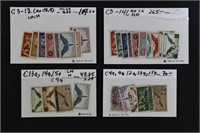 Switzerland Stamps Used Airmails on dealer cards w