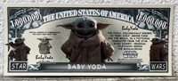 Baby Yoda One Million Dollar Tribute Bill!