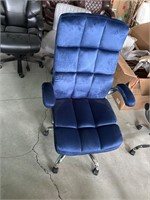 $160 Blue Fabric Office Chair