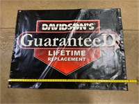 Davison vinyl banner 47” x 35”