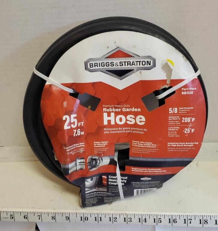 25 Ft Rubber Hose 5/8:D