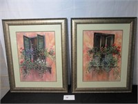 Balcony Paintings w/ frames (2)