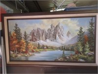 Large Signed Oil Painting - 30x48
