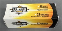 500 rnd Brick Armscor .22LR Ammo