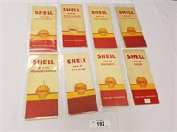 Selection of 8 Vintage Shell Oil Road Maps-46 to 4