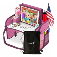 Kids Travel Tray with Bag - Toddler Car Seat Tray
