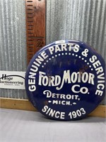 FORD MOTOR CO. ROUND SIGN, 24"