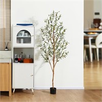 TE9004  DR.Planzen 6ft Artificial Olive Tree, 2 Pa