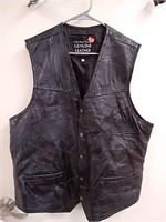 Italian Stone genuine leather vest XX L