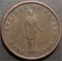 Canada PC-4 Quebec Bank 1852 Penny Token Br528