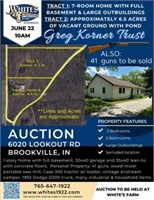 Tract 1: 6020 Lookout Rd, Brookville, IN 47012