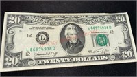 1974 Series $20 dollar bill US currency note