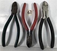 3 Pair of Side Cutters