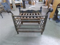 Very Early American Hand Forged Fireplace Trivette
