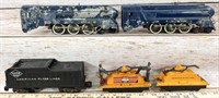 American Flyer S gauge: 350 The Royal Blue (x2),