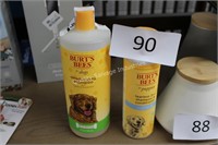 2- burts bee dog shampoo