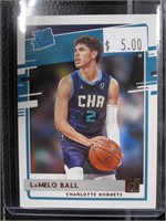 2020-21 DONRUSS LAMELO BALL ROOKIE CARD