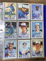 1970s & 1980s Opc Baseball Binder 275+ Cards