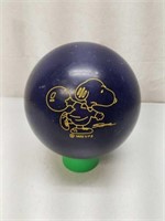 Rare Snoopy Peanuts Purple Brunswick Bowling Ball
