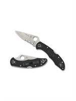 Spyderco Black Frn Delica 4 Folding Knife