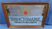 Benchmark Bourbon Advertising Mirrror