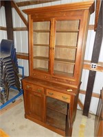 GLASS DOOR CHINA CABINET AND STORAGE