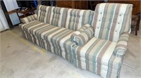 MATCHING  HIBACK CHAIR AND COUCH