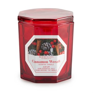 $13  Slatkin & Co. Cinnamon Wreath Candle, 14.5 oz