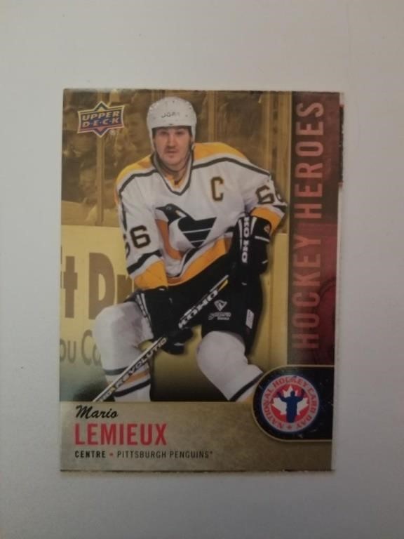 UD NHC 2018 Hockey Heroes Mario Lemieux