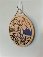 Camping Theme Wooden Sign