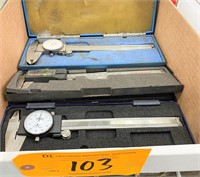 LOT (2) PRECISION CALIPERS (*See Photo)
