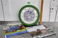 Farm-related thermometer & calendars