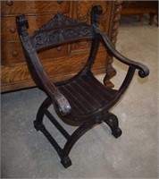 Antique Carved Armchair