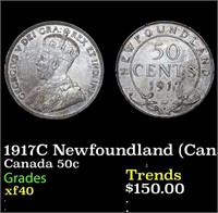 1917C Newfoundland (Canada Provincial) 50 Cents Si