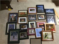 Another lot of framed photos