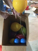 Hard plastic balloon decor