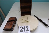 Wooden Box, Clock & Miscellaneous(R4)