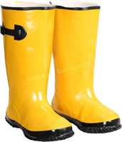 NEW Yellow Rubber Rain Boots Sz 12