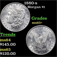 1880-s Morgan $1 Grades Select+ Unc