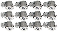 Open Box Nadair 12 Pack 4" LED Swivel Dimmable Dow