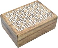 Wooden Hand Carved Decorative Box