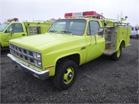 1982 GMC 3500 4x4 Fire Truck