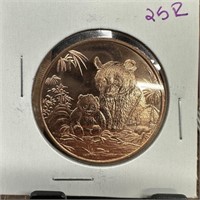 1OZ COPPER BULLION ROUND PANDA